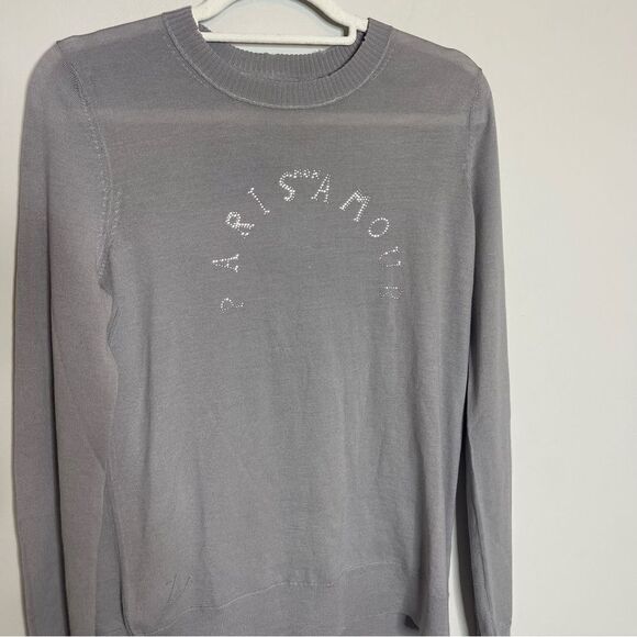 Zadig & Voltaire Little Miss Paris Amour Strass sweater NWOT MEDIUM - Picture 10 of 10